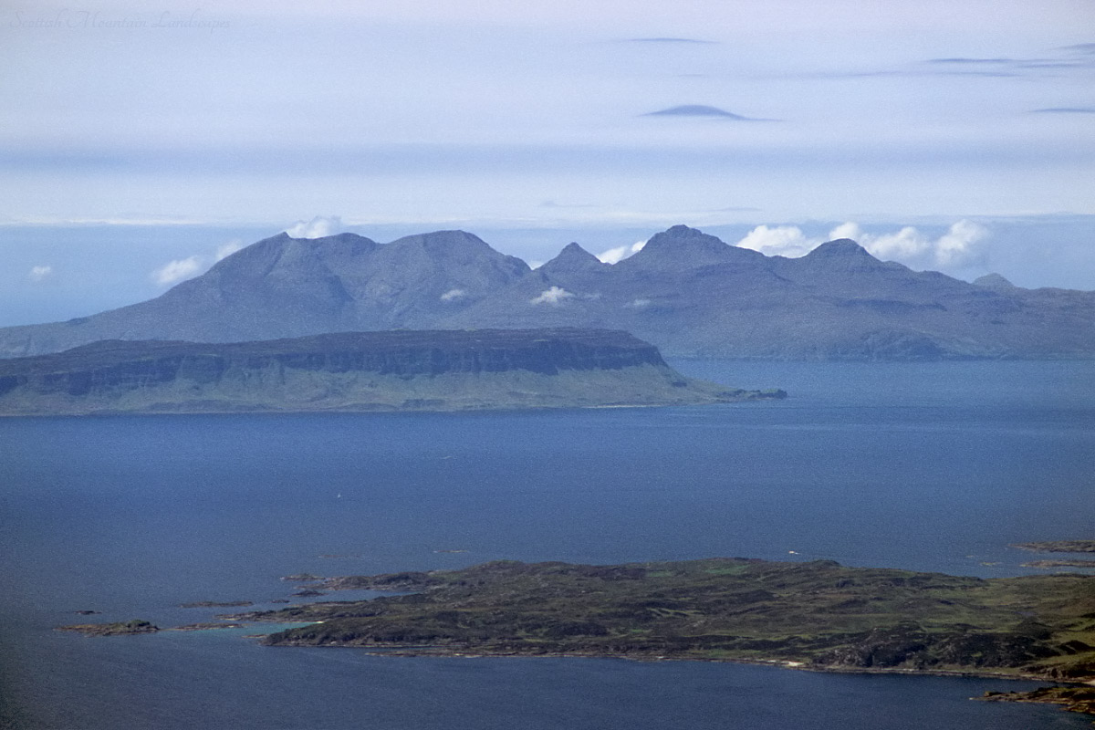 Eigg and Rùm, from Rois-Bheinn.