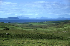 Eigg and Skye, from Ardnamurchan.