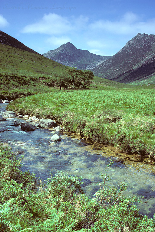 Cir Mhòr and Caisteal Abhail, from Glen Sannox.