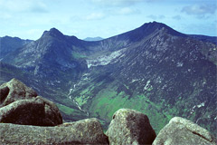 Cir Mhòr and Caisteal Abhail, from Cioch na h-Oighe.