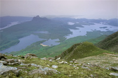 Stac Pollaidh from Creag nan Calman, Cùl Mòr.