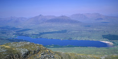 Loch Tulla and the Black Mount, from Beinn an Dothaidh.