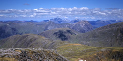 Looking north from Stob Ghabhar.