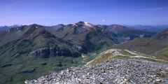 An Gearanach, Sgurr a' Mhàim and Mullach nan Coirean.