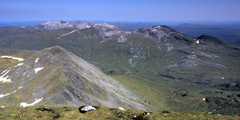 The Grey Corries, from Aonach Mòr.