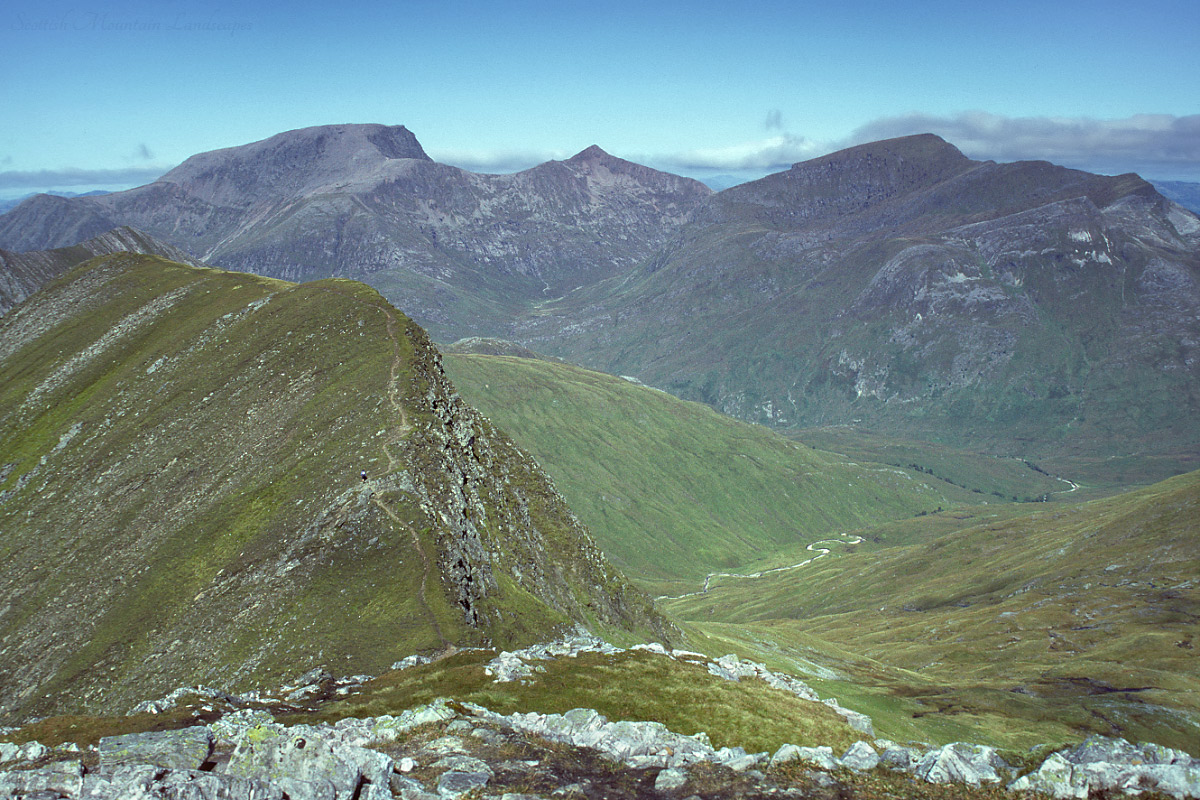 Ben Nevis, Càrn Mòr Dearg and Aonach Beag.