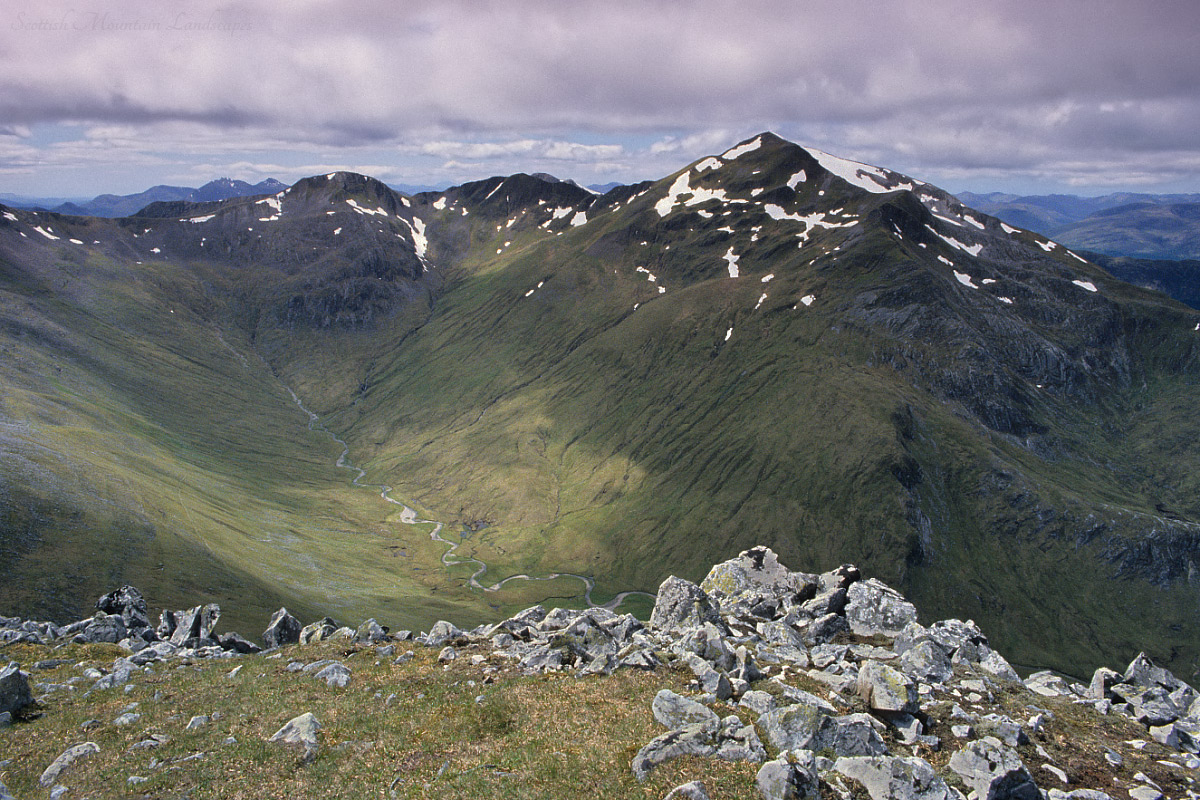 Sgùrr an Iubhair, Devil's Ridge and Sgùrr a' Mhaim.