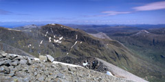 Aonach Beag, from Ben Nevis.