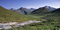 The Mamores, from Coire Giubhsachan.