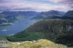 Loch Leven and Glen Coe, from Sgorr Dhearg.