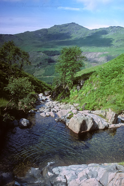 Ben Donich: looking across Glen Croe from the lower slopes of Beinn Ime.