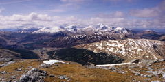 The Ben Lui group, from Beinn Odhar.