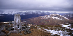 The Arrochar Alps, from Doune Hill.