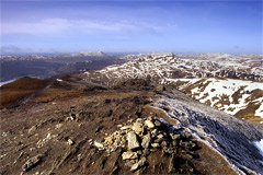 View South-west from Beinn Ghlas.