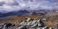 View North-west from Creag Mhòr.