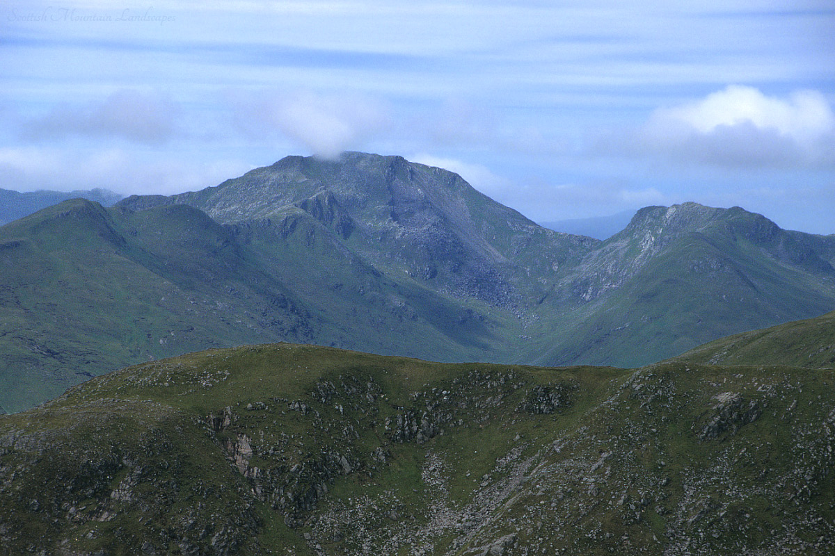 Sgùrr a' Mhaoraich, from the summit of Creag a' Mhaim.