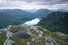 Loch Shiel and Glenfinnan, from Meall a'Choire Chruinn.