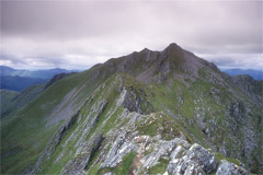 The Saddle, from Sgurr na Forcan.