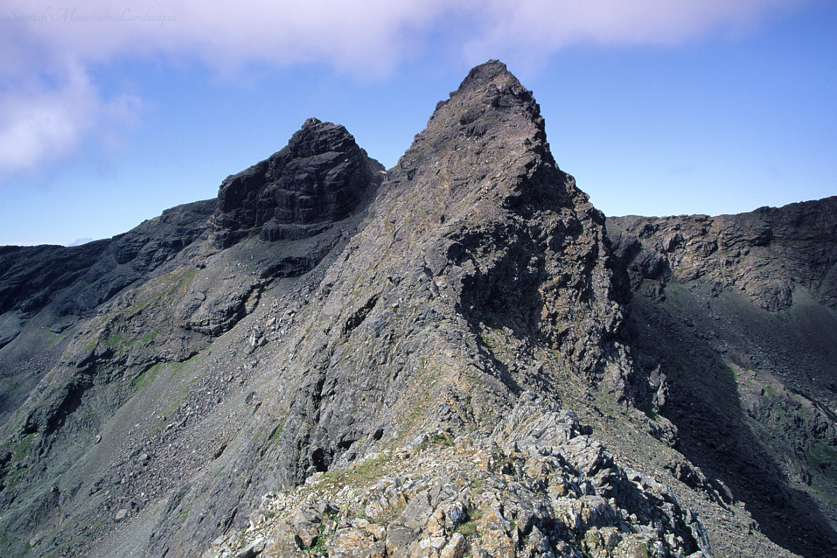 Am Bàsteir, from Bealach a' Bhàsteir. Am Bàsteir, from Bealach a' Bhàsteir.