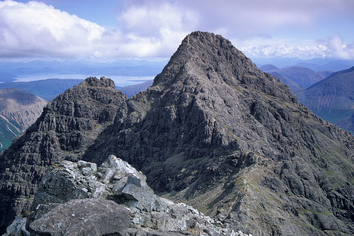 Sgurr nan Gillean, from the summit of Am Bàsteir. Sgurr nan Gillean, from the summit of Am Bàsteir.