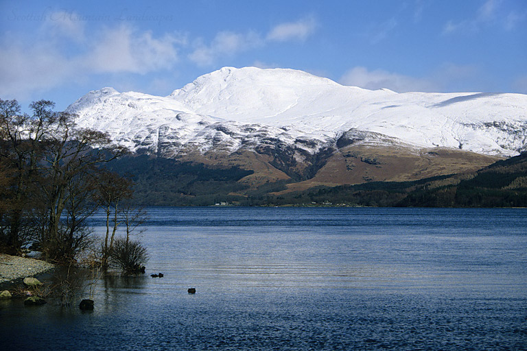 Ben Lomond, from the west side of Loch Lomond.