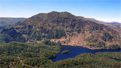 Ben Venue and Loch Katrine, from Ben An.