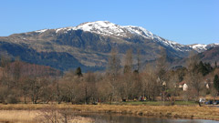 Ben Ledi, from the River Teith, Callander.