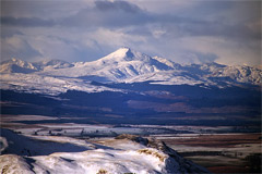 Ben Lomond, from the summit of Meikle Bin, Campsie Fells.