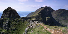 Liathach: Am Fasarinen and Mullach an Rathain.