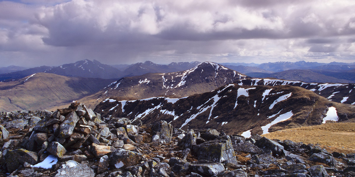 Ben Challum, from Creag Mhòr.